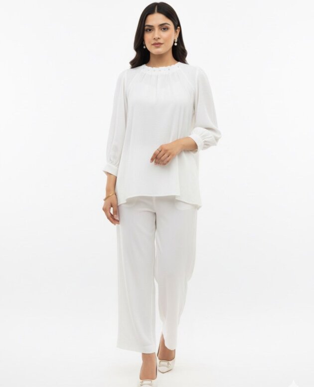 Pearly White Co-Ord (2 Piece)